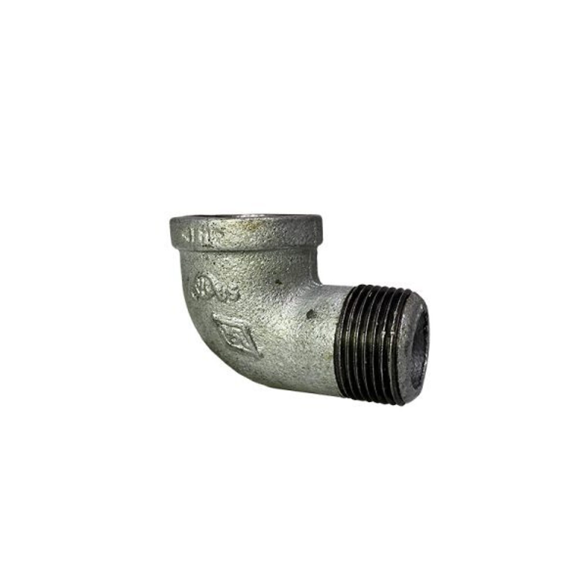 Rhino Tuff Tank Street Elbow, Galvanized 1" MXF